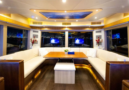 Explora 60ft(18m) New Year's Eve Yacht rental in Dubai - Flame Yacht Rental in dubai