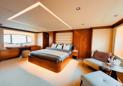 Formula 1 Abu Dhabi Yachts - F1 Abu Dhabi Yacht Rental 110ft - Flame Yacht Rental in dubai