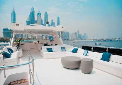 Formula 1 Abu Dhabi Yachts - F1 Abu Dhabi Yacht Rental 110ft - Flame Yacht Rental in dubai