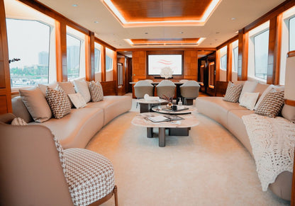 Formula 1 Abu Dhabi Yachts - F1 Abu Dhabi Yacht Rental 110ft - Flame Yacht Rental in dubai