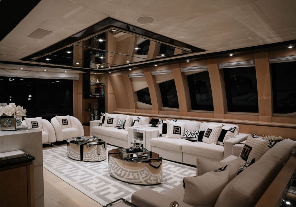 Ak Royality 136ft(42m) Luxury Yacht Rental Dubai - Flame Yacht Rental in Dubai