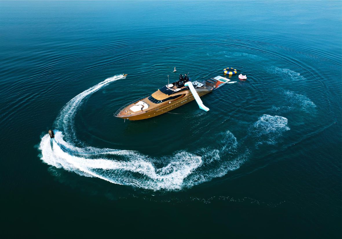 Ak Royality 136ft(42m) Luxury Yacht Rental Dubai - Flame Yacht Rental in Dubai