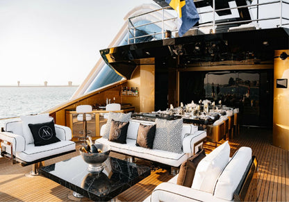 Ak Royality 136ft(42m) Luxury Yacht Rental Dubai - Flame Yacht Rental in Dubai