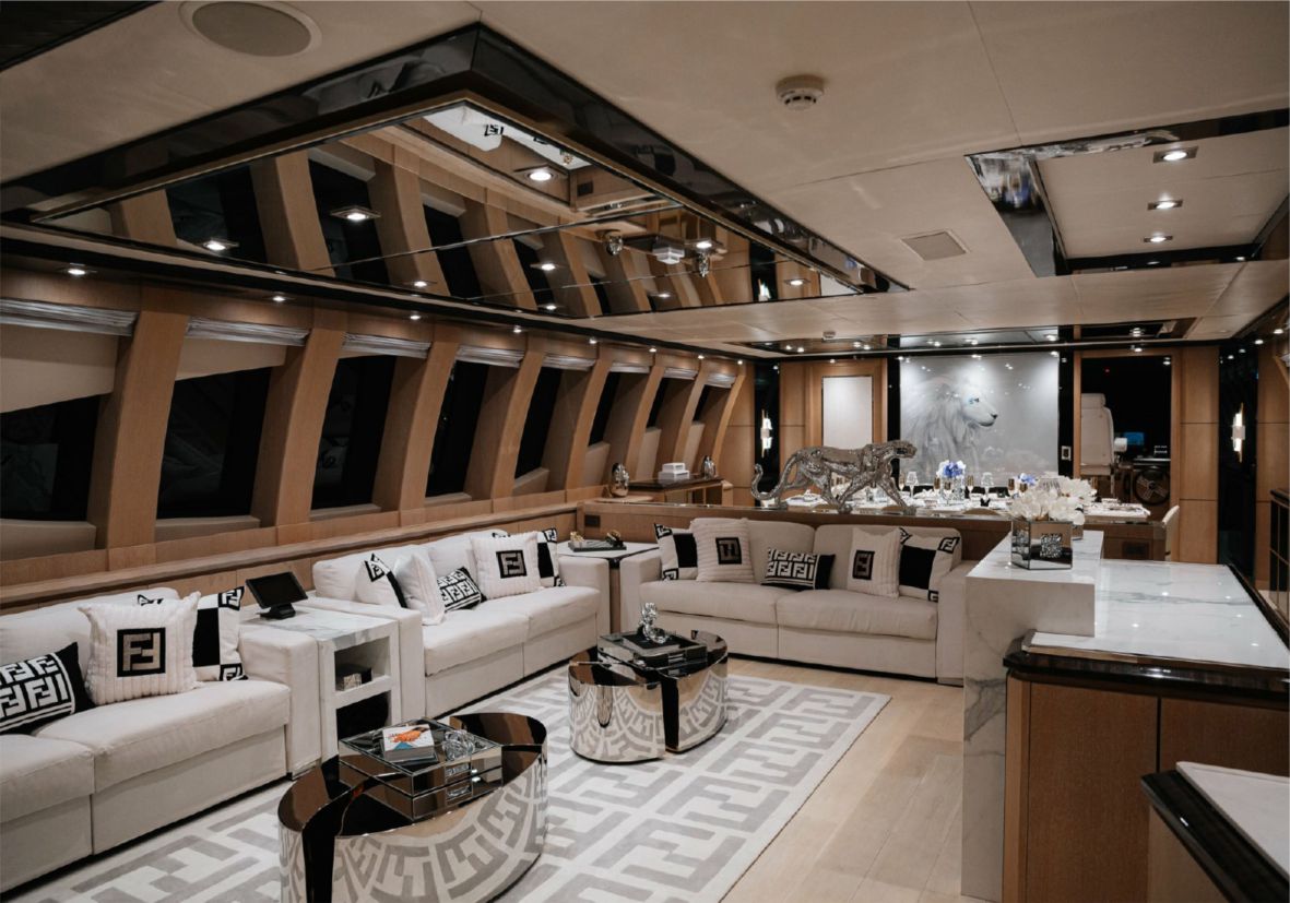 Ak Royality 136ft(42m) Luxury Yacht Rental Dubai - Flame Yacht Rental in Dubai