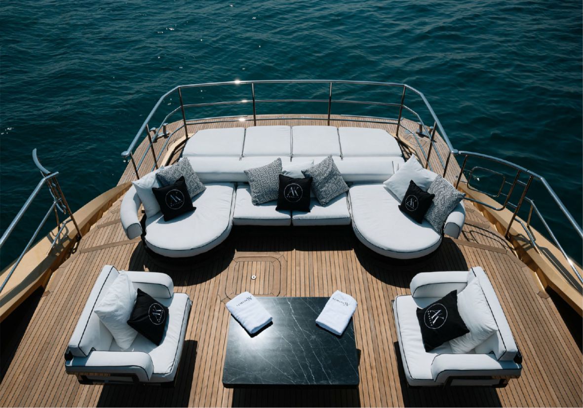 Ak Royality 136ft(42m) Luxury Yacht Rental Dubai - Flame Yacht Rental in Dubai