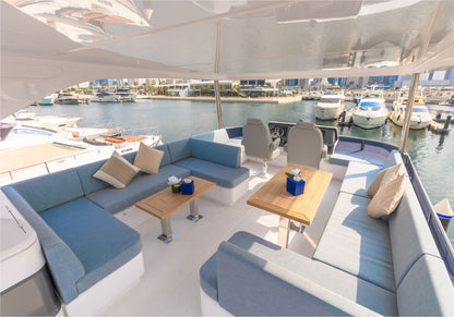 Amie,Axie 63ft(19m) Yacht Rental Dubai - Flame Yacht Rental in Dubai