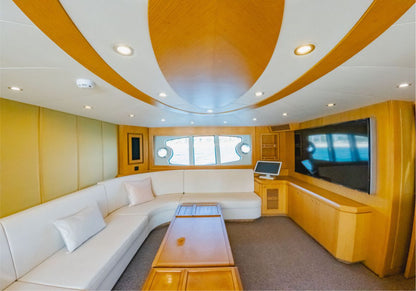 Astra 76ft(23m) Astra 76ft(23m) New Year's Eve Yacht rental in Dubai - Flame Yacht Rentals