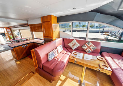 Big Daddy 90ft(27m) Yacht Rental Dubai - Flame Yacht Rental in Dubai