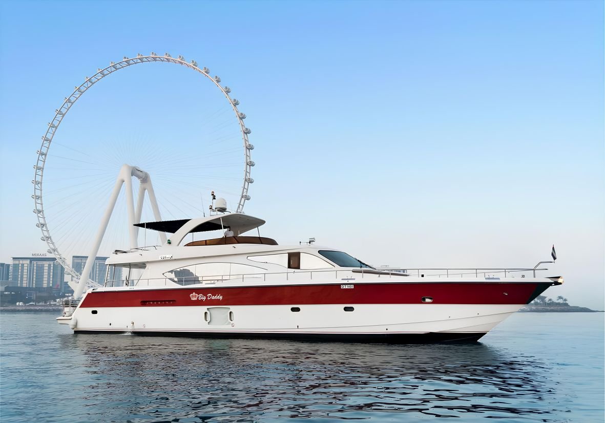 Big Daddy 90ft(27m) Yacht Rental Dubai - Flame Yacht Rental in Dubai