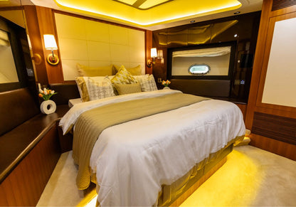 Caliente 96ft(29m) New Year's Eve Yacht rental in Dubai - Flame Yacht Rental in Dubai