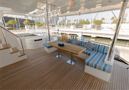 Caliente 96ft(29m) New Year's Eve Yacht rental in Dubai - Flame Yacht Rental in Dubai