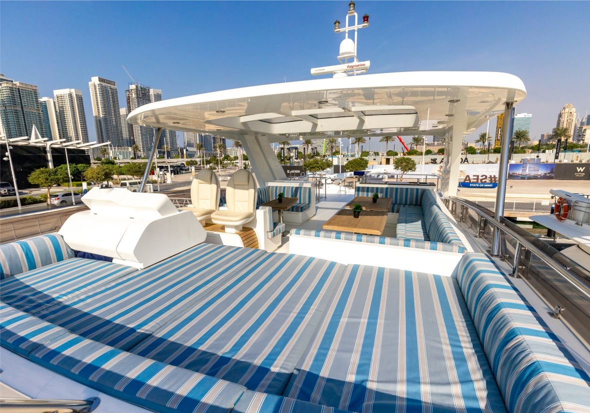 Caliente 96ft(29m) New Year's Eve Yacht rental in Dubai - Flame Yacht Rental in Dubai