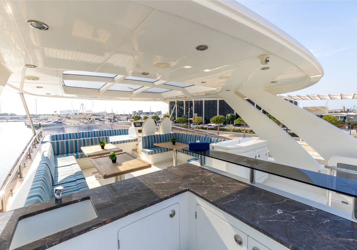 Caliente 96ft(29m) Yacht Rental Dubai - Flame Yacht Rental in Dubai