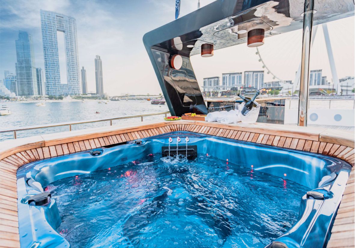 D53 151ft(46m) Yacht Rental Dubai - Flame Yacht Rental in Dubai