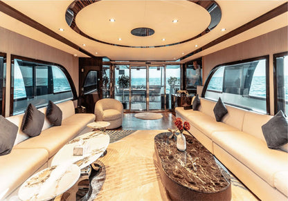 D53 151ft(46m) Yacht Rental Dubai - Flame Yacht Rental in Dubai