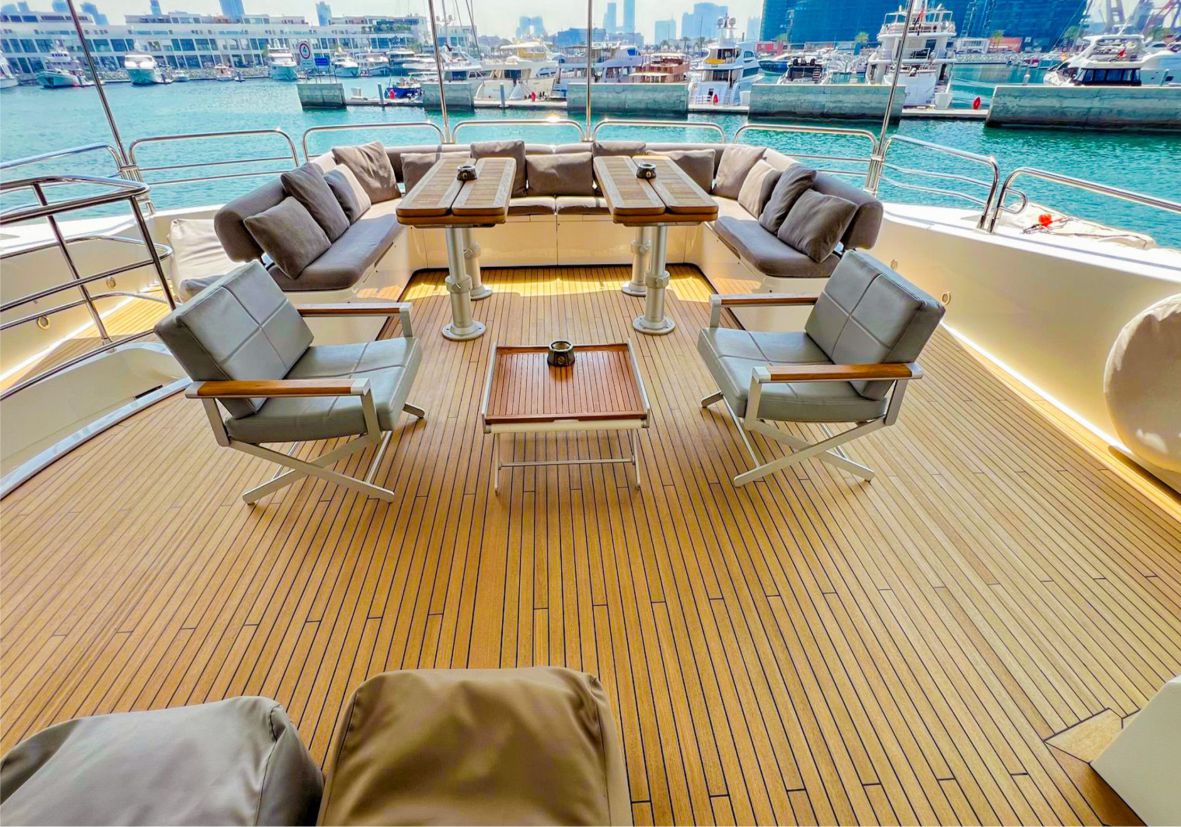 Encore 131ft(40m) Luxury Yacht Rental Dubai - Flame Yacht Rental in Dubai