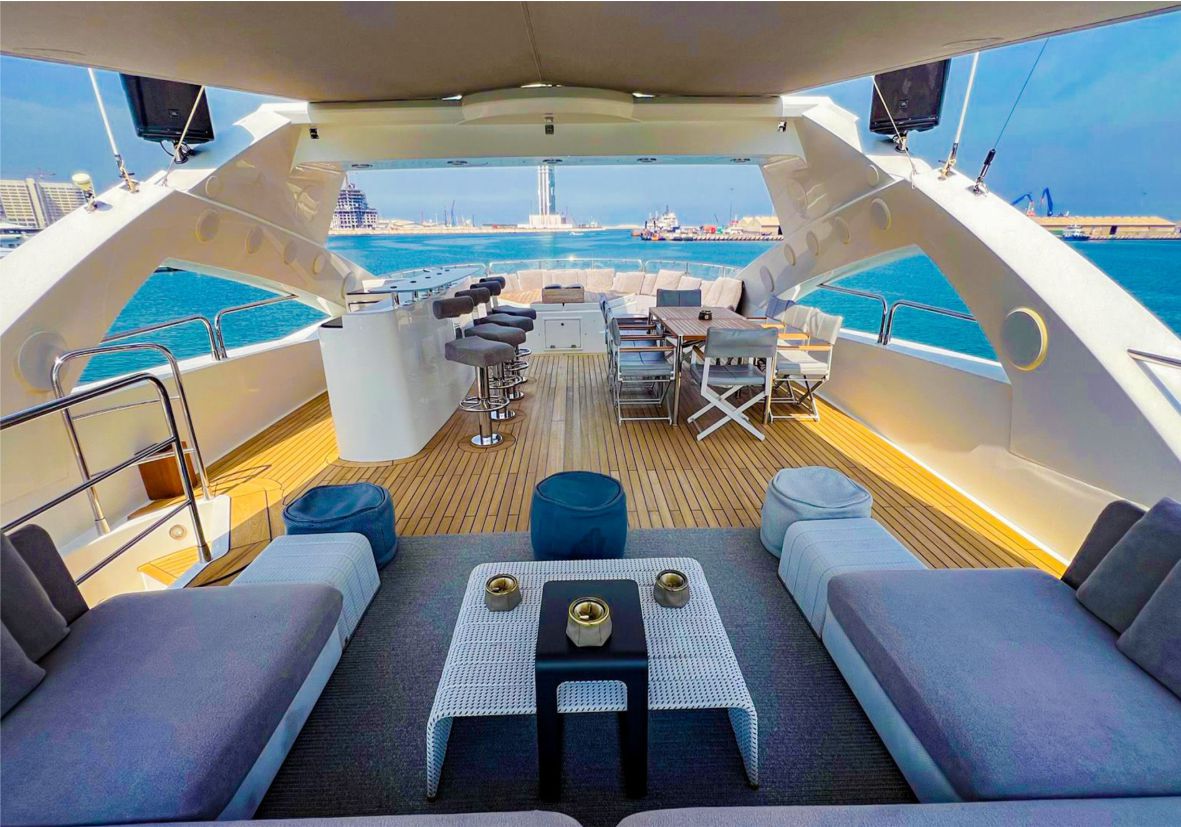 Encore 131ft(40m) Luxury Yacht Rental Dubai - Flame Yacht Rental in Dubai