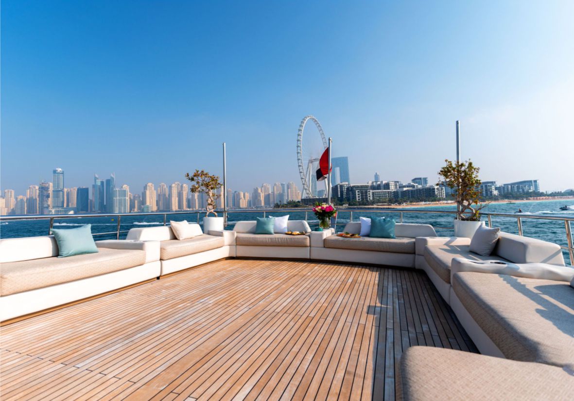 Eva 80ft(25m) Yacht Rental Dubai - Flame Yacht Rental in Dubai
