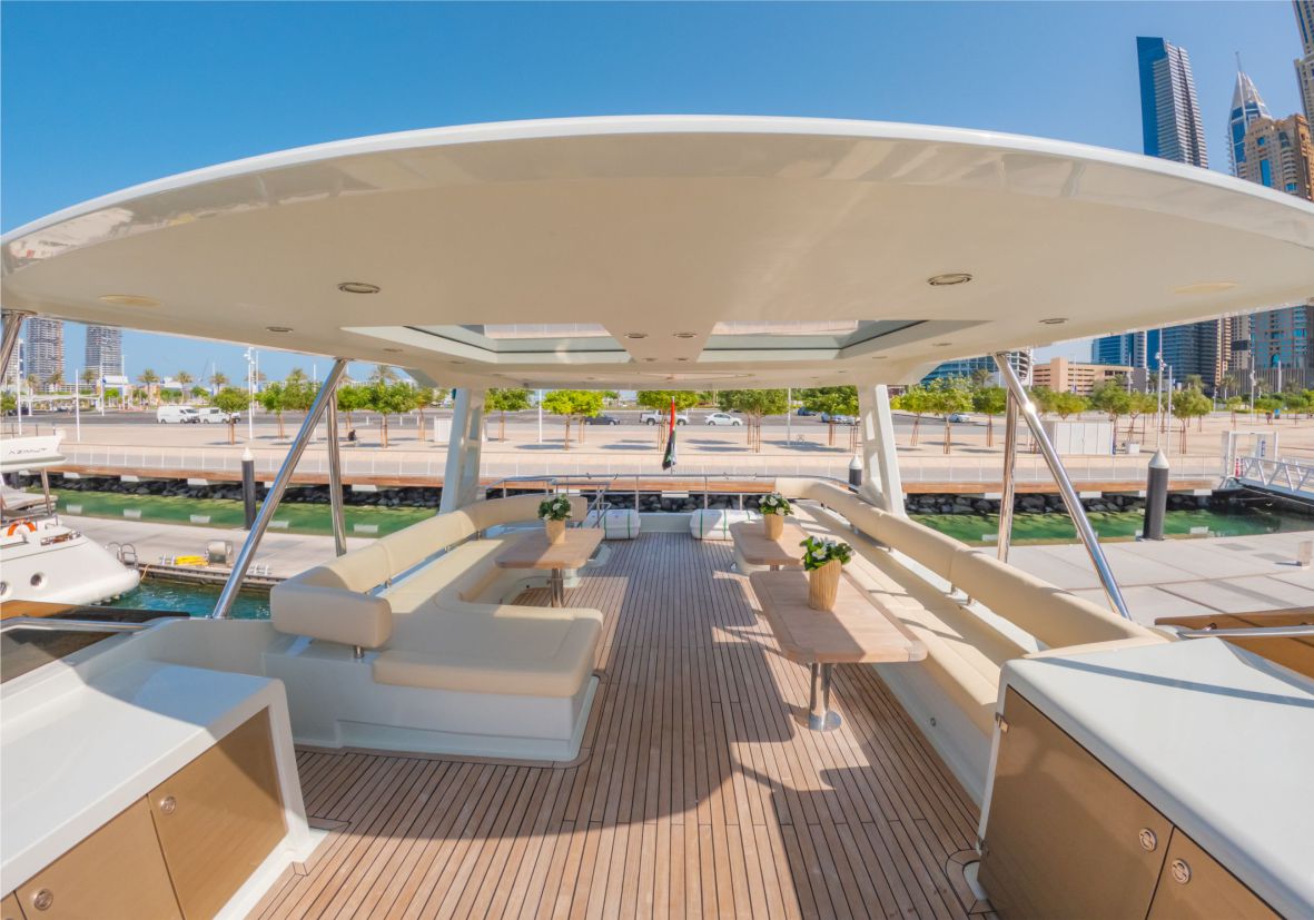 Explora 60ft(18m) New Year's Eve Yacht rental in Dubai - Flame Yacht Rental in dubai