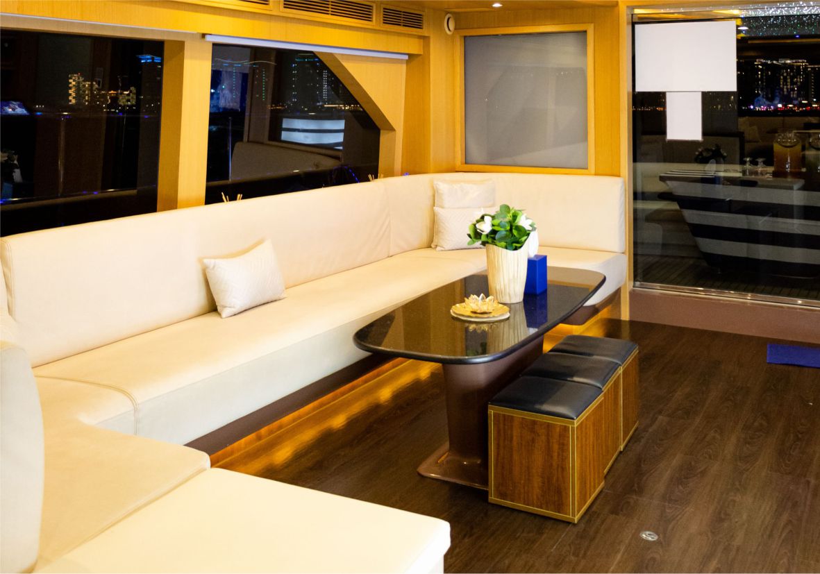 Explora 60ft(18m) New Year's Eve Yacht rental in Dubai - Flame Yacht Rental in dubai