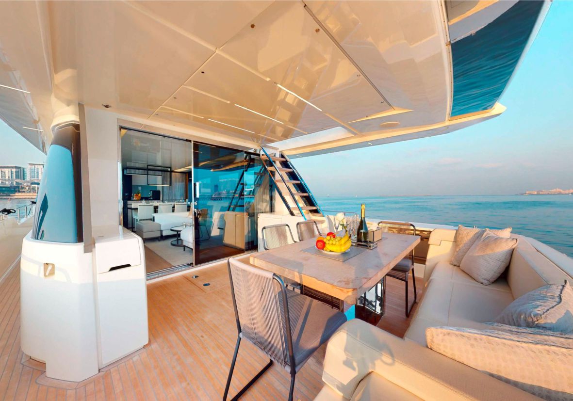 Feretti 78ft(24m) Luxury Yacht Rental Dubai - Flame Yacht Rental in Dubai