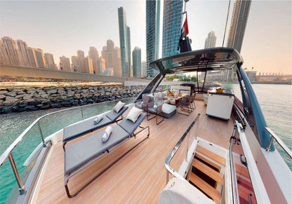 Feretti 78ft(24m) Luxury Yacht Rental Dubai - Flame Yacht Rental in Dubai