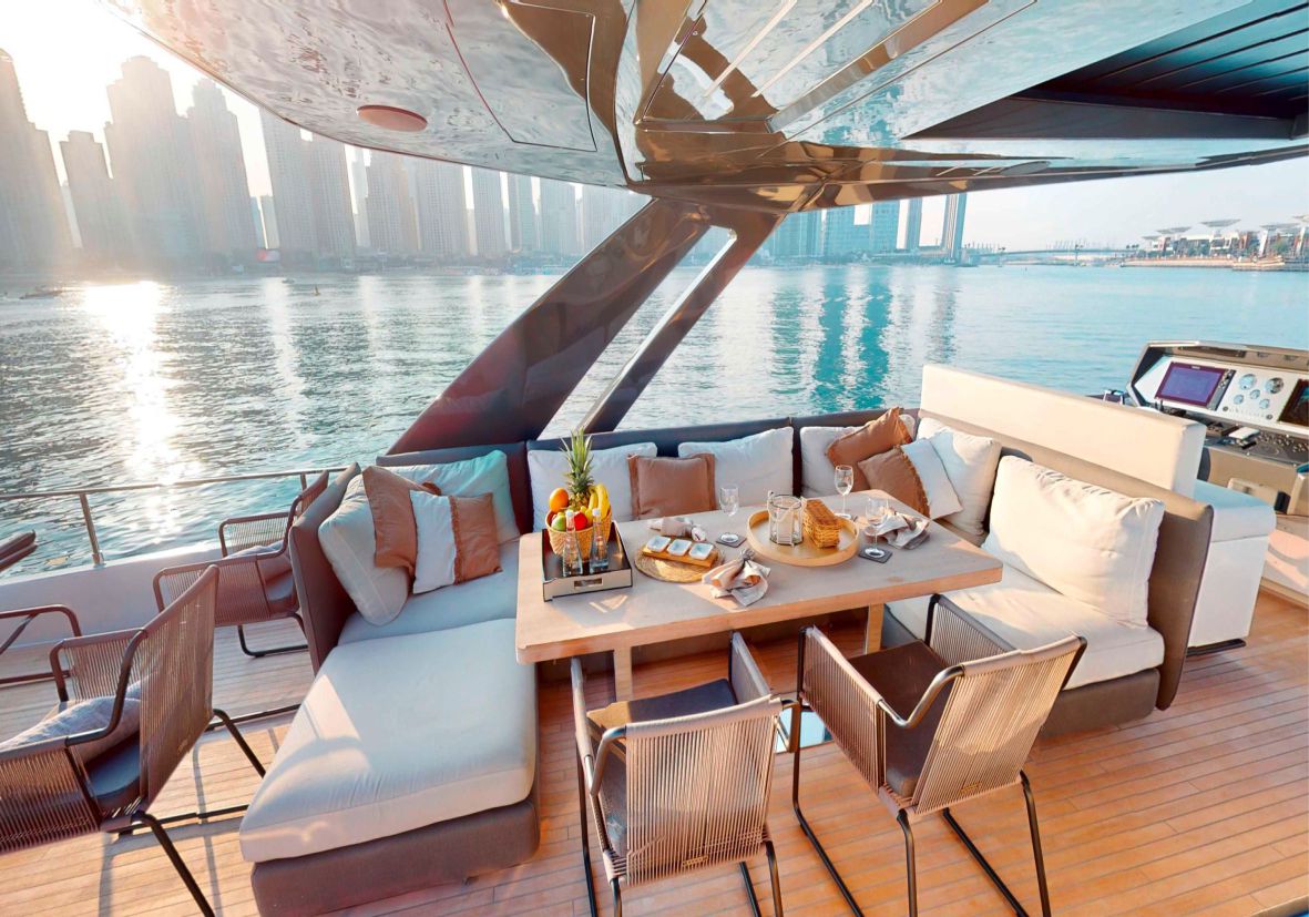 Feretti 78ft(24m) Luxury Yacht Rental Dubai - Flame Yacht Rental in Dubai