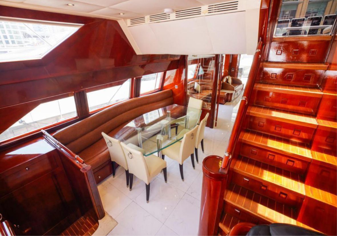 Flame 95ft(29m) Yacht Rental Dubai - Flame Yacht Rental in Dubai