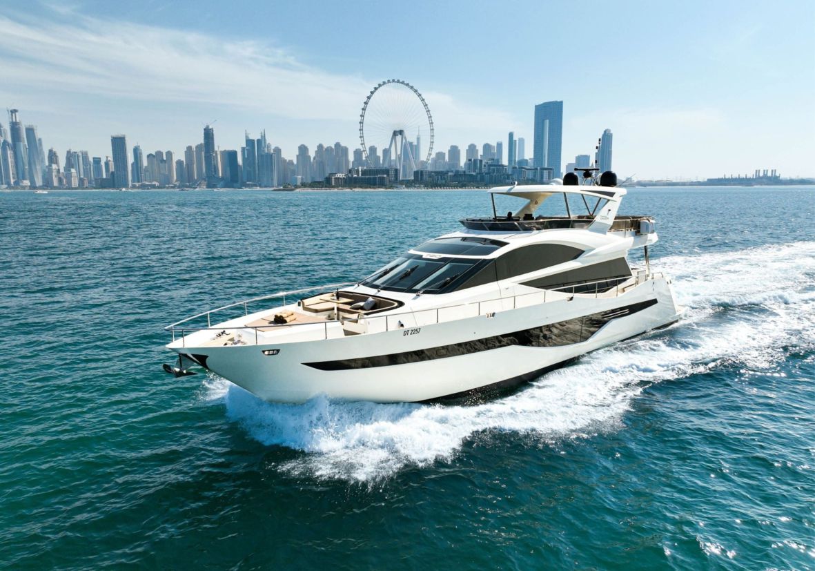 Galeon 78ft(24m) Luxury Yacht Rental Dubai - Flame Yacht Rental in Dubai