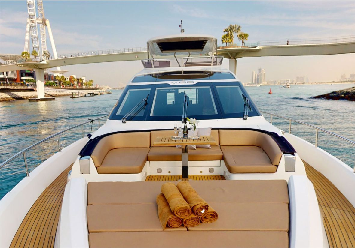 Galeon 78ft(24m) Luxury Yacht Rental Dubai - Flame Yacht Rental in Dubai