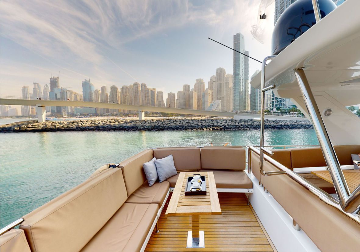 Galeon 78ft(24m) Luxury Yacht Rental Dubai - Flame Yacht Rental in Dubai