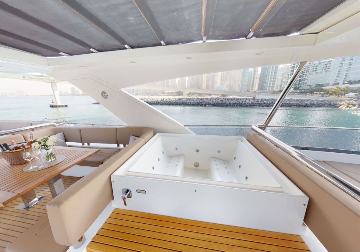 Galeon 78ft(24m) Luxury Yacht Rental Dubai - Flame Yacht Rental in Dubai