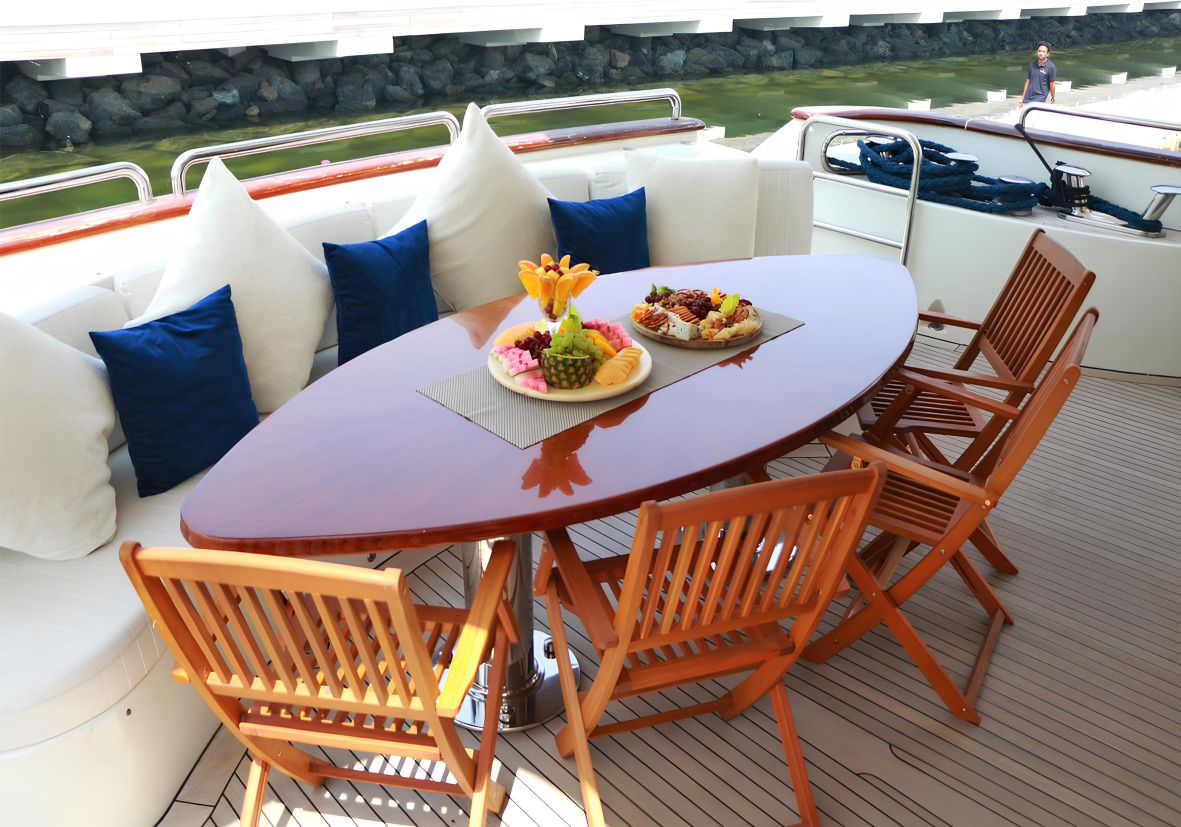 Gallus 115ft (35m) New Year's Eve Yacht rental in Dubai - Flame Yacht Rental in Dubai
