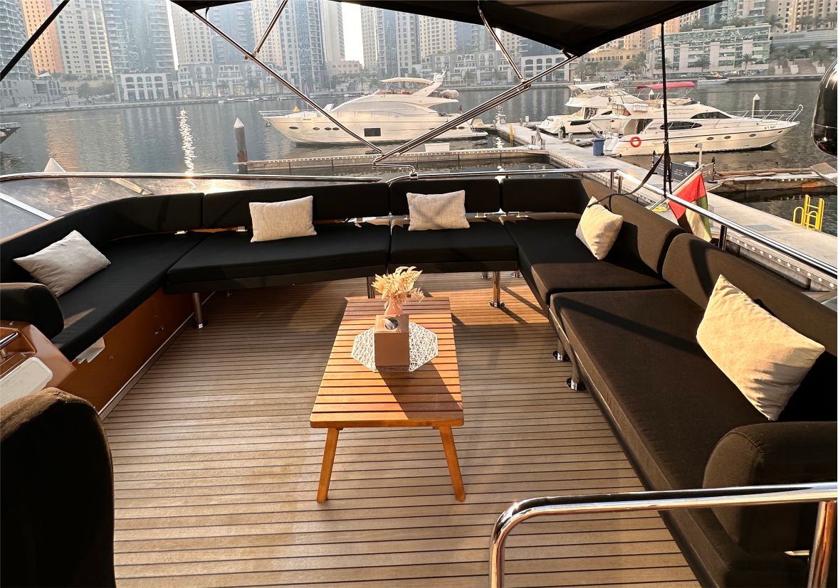 Golden One 77ft(24m) Luxury Yacht Rental Dubai - Flame Yacht Rental in Dubai