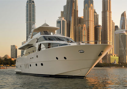 HAIGAN 90ft(28m) Luxury Yacht Rental Dubai - Flame Yacht Rental in Dubai