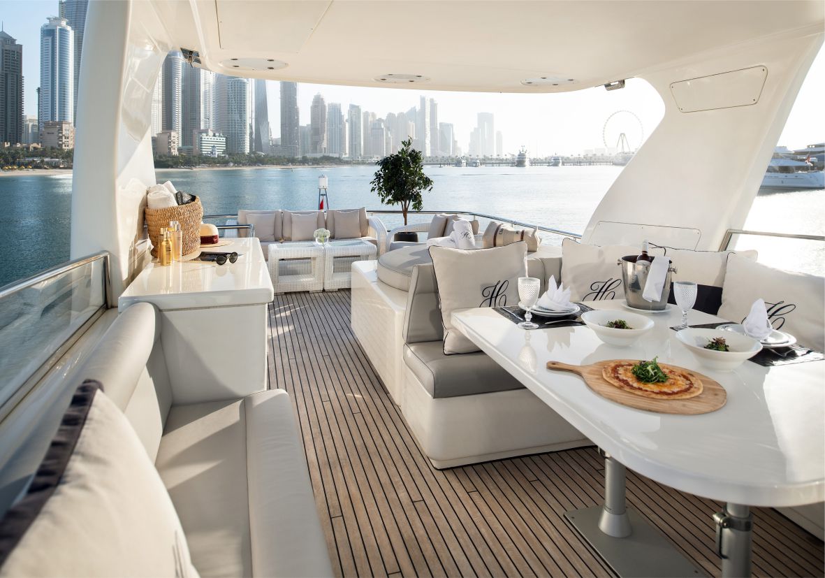 HAIGAN 90ft(28m) Luxury Yacht Rental Dubai - Flame Yacht Rental in Dubai