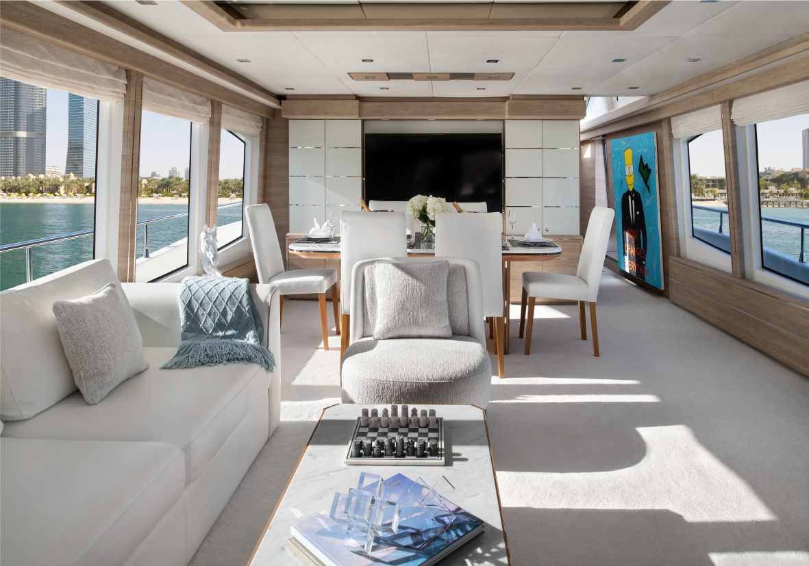 HAIGAN 90ft(28m) Luxury Yacht Rental Dubai - Flame Yacht Rental in Dubai