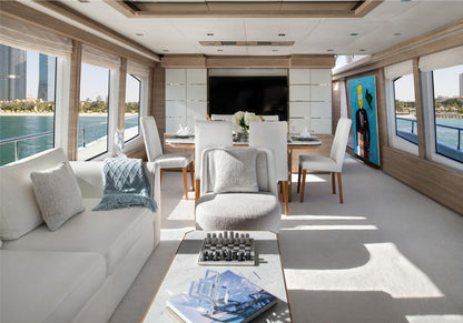 HAIGAN 90ft(28m) Luxury Yacht Rental Dubai - Flame Yacht Rental in Dubai