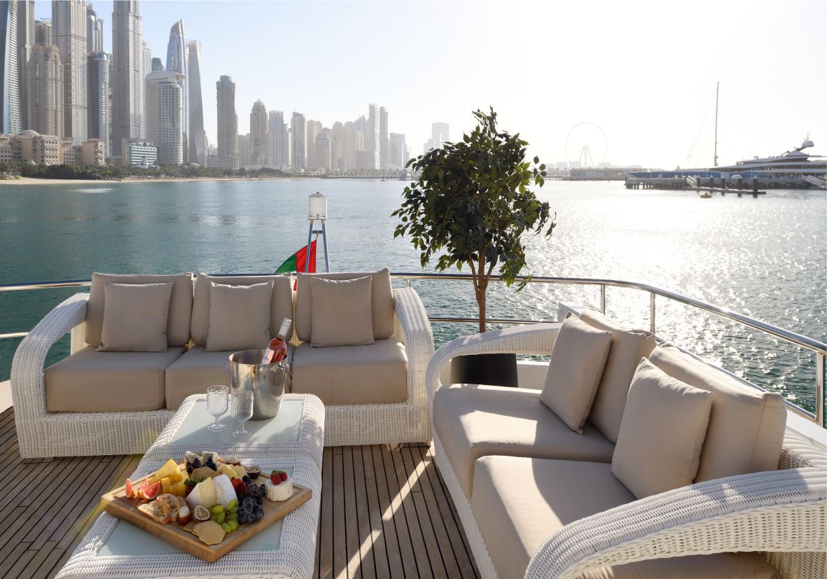 HAIGAN 90ft(28m) Luxury Yacht Rental Dubai - Flame Yacht Rental in Dubai