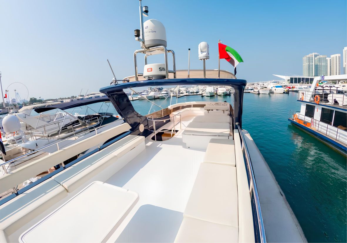 Hamdan 63ft(19m) Yacht Rental Dubai - Flame Yacht Rental in Dubai