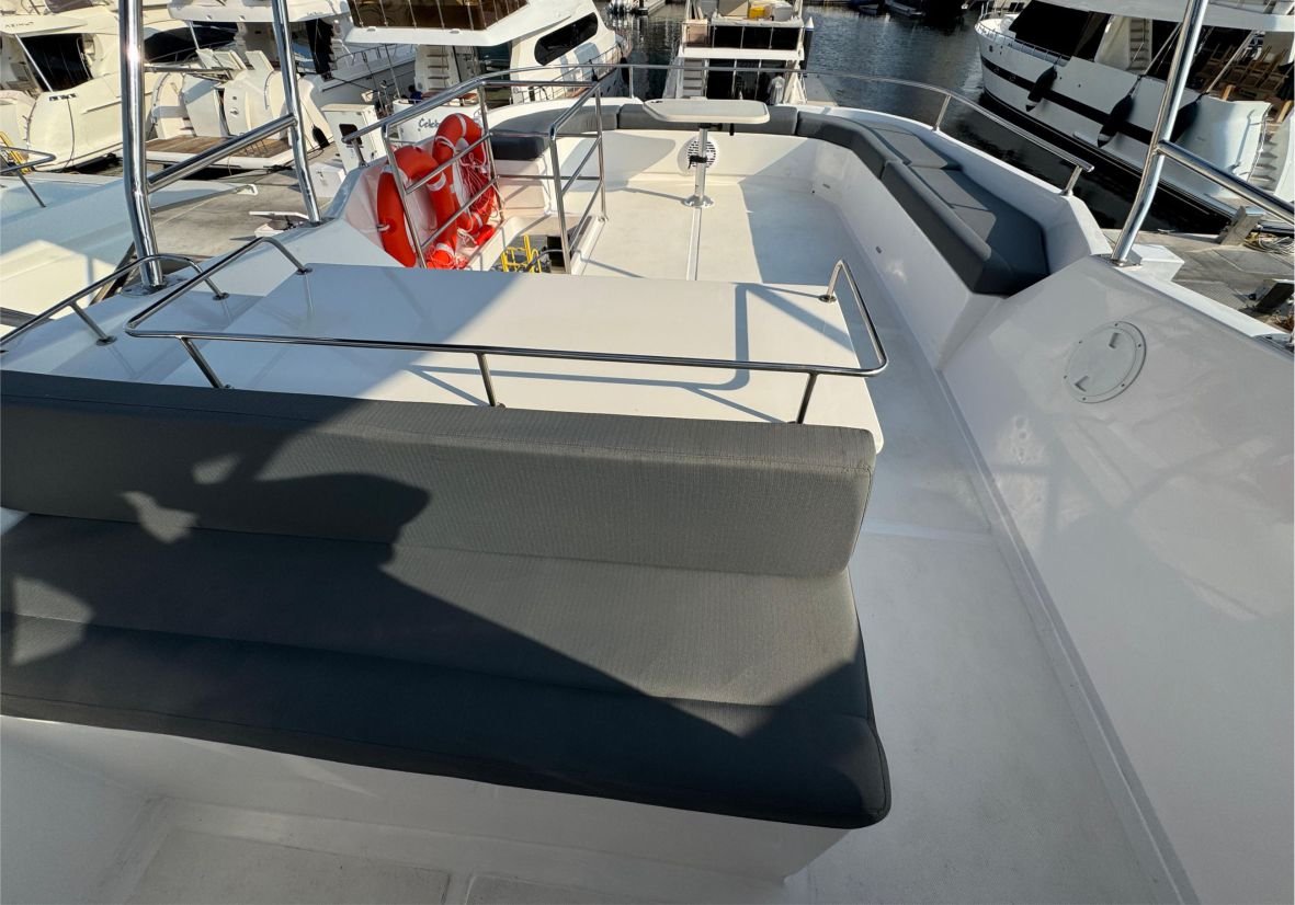 Hatteras 64ft(19m) New Year's Eve Yacht rental in Dubai- Flame Yacht Rental in Dubai