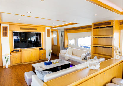 Kona 110ft(34m) New Year's Eve Yacht rental in Dubai  - Flame Yacht Rental in dubai