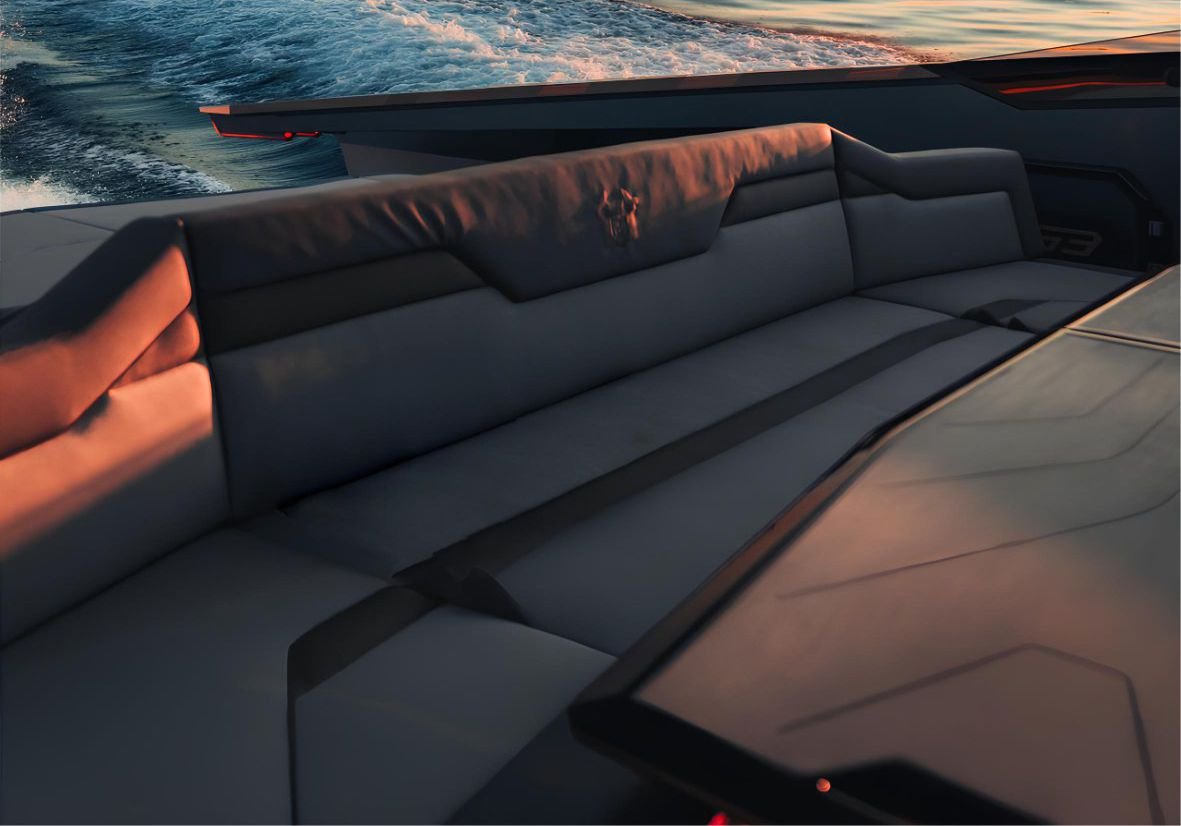 Lamborghini 63ft(20m) Lamborghini Yacht Rental Dubai - Flame Yacht Rental in Dubai