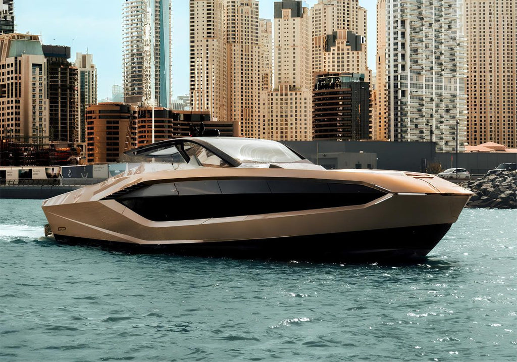 兰博基尼Tacnomar 63 - 迪拜兰博基尼游艇租赁– Flame Yacht Rentals