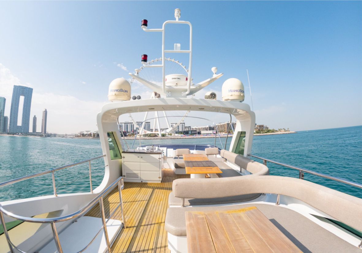 Lana 62ft(19m) New Year's Eve Yacht rental in Dubai  - Flame Yacht Rental in dubai
