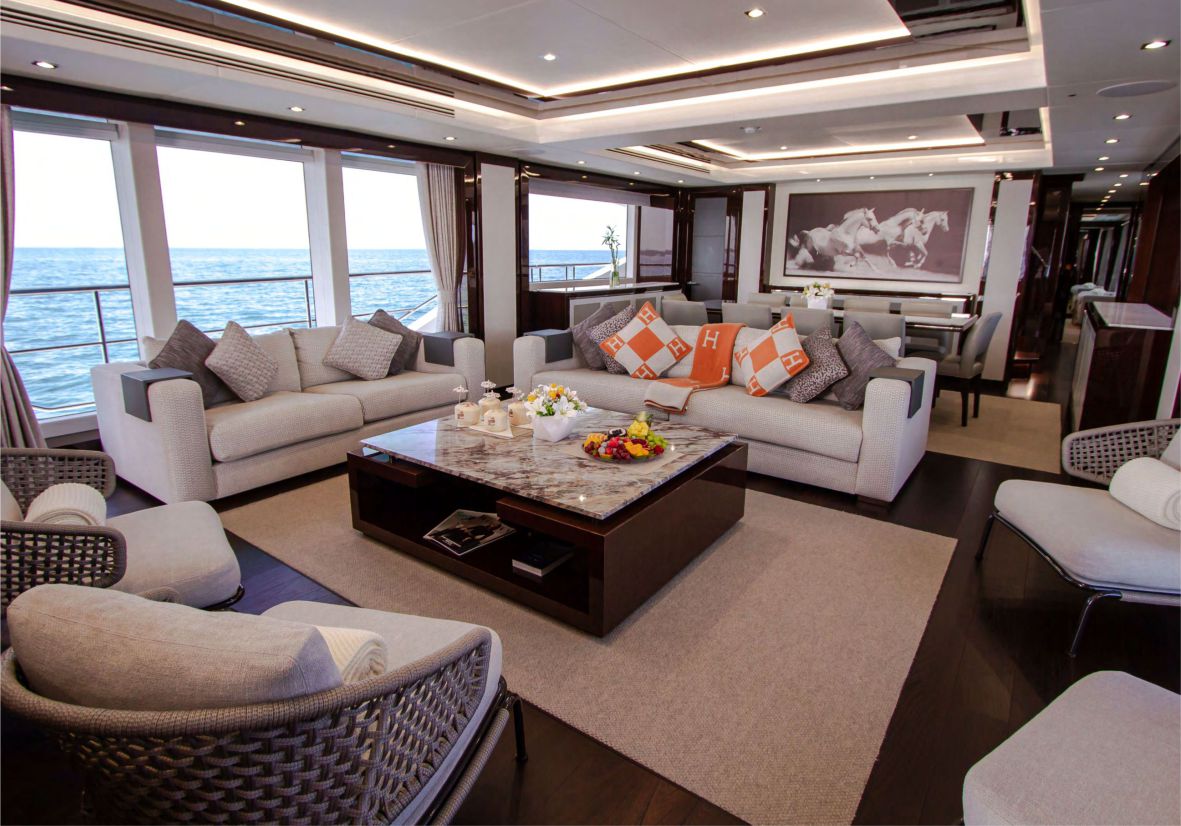 Legende 116ft(36m) Luxury Yacht Rental Dubai - Flame Yacht Rental in Dubai