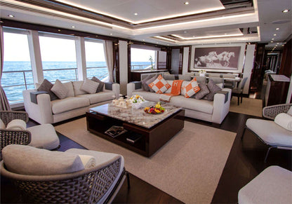 Legende 116ft(36m) Luxury Yacht Rental Dubai - Flame Yacht Rental in Dubai