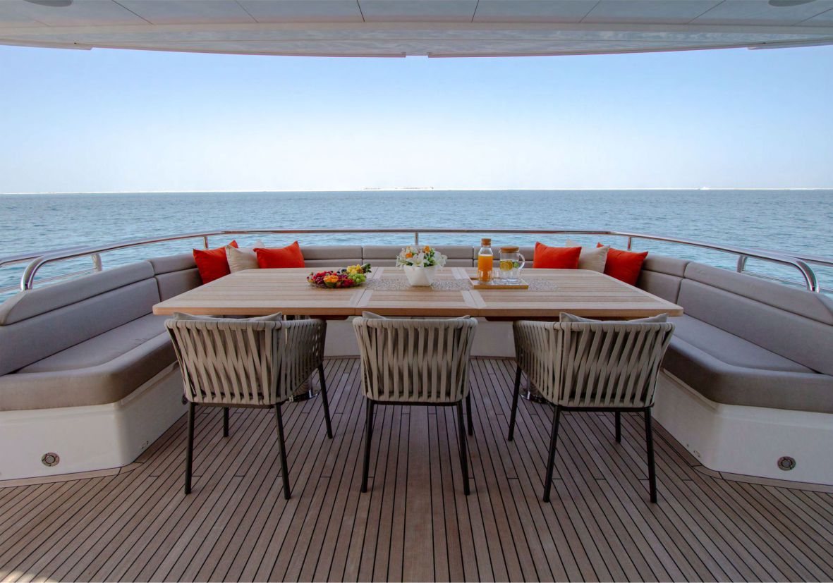 Legende 116ft(36m) Luxury Yacht Rental Dubai - Flame Yacht Rental in Dubai