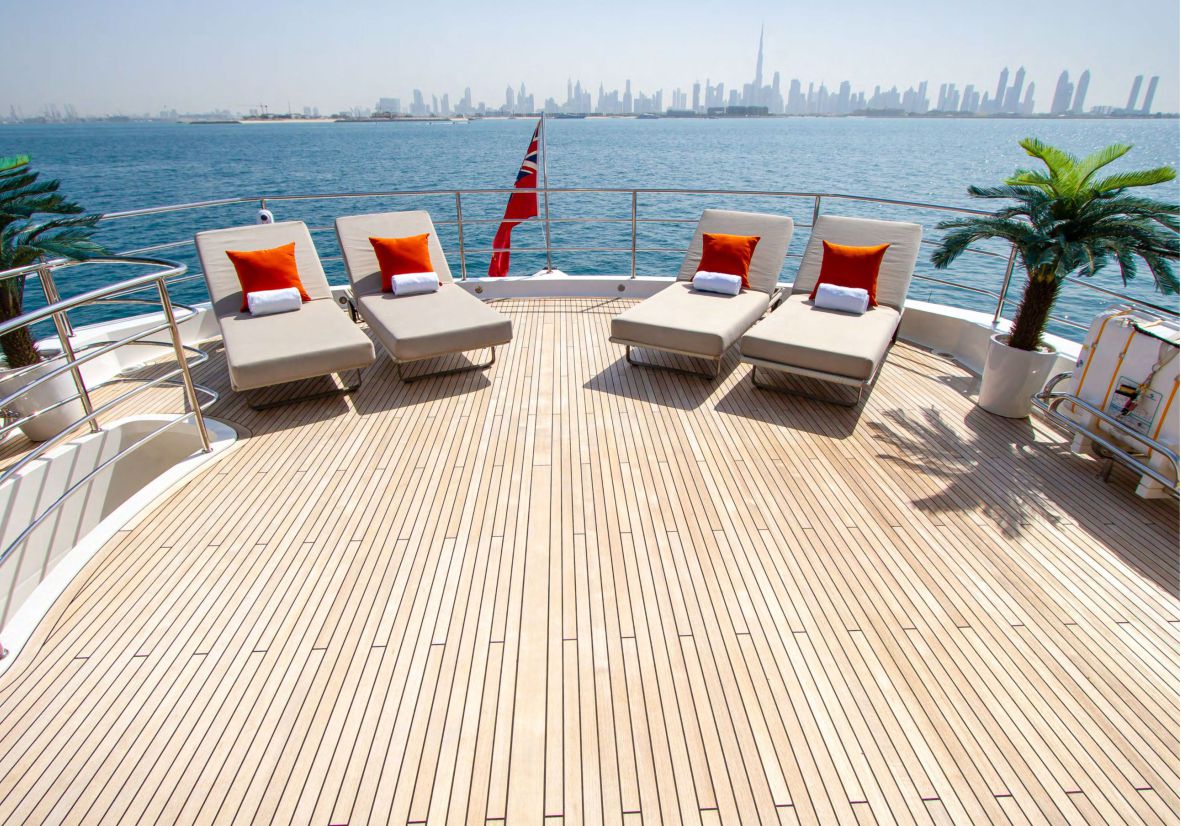 Legende 116ft(36m) Luxury Yacht Rental Dubai - Flame Yacht Rental in Dubai