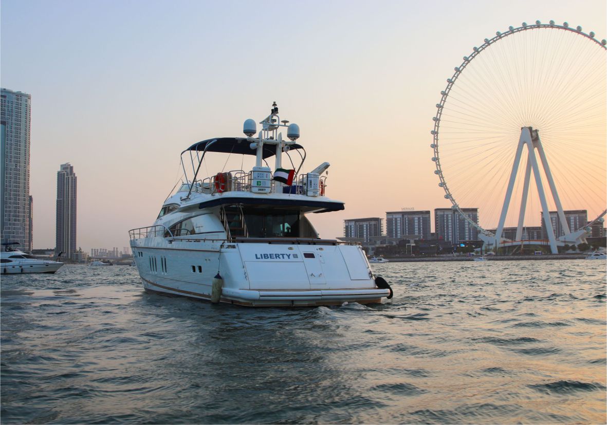 Liberty 80ft(25m) Yacht For Sale Dubai - Flame Yacht Rental in Dubai
